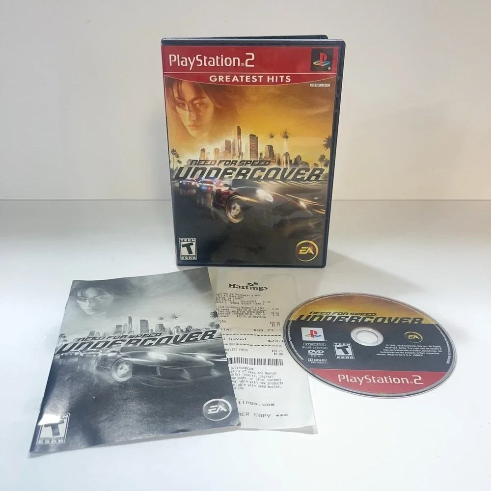 Need for Speed: Undercover Sony PlayStation 2 PS2 Greatest Hits Complete CIB